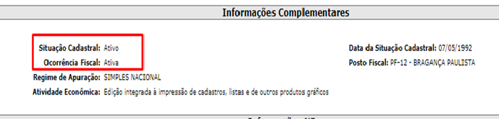 Rejeição 234 - registro de ICMS