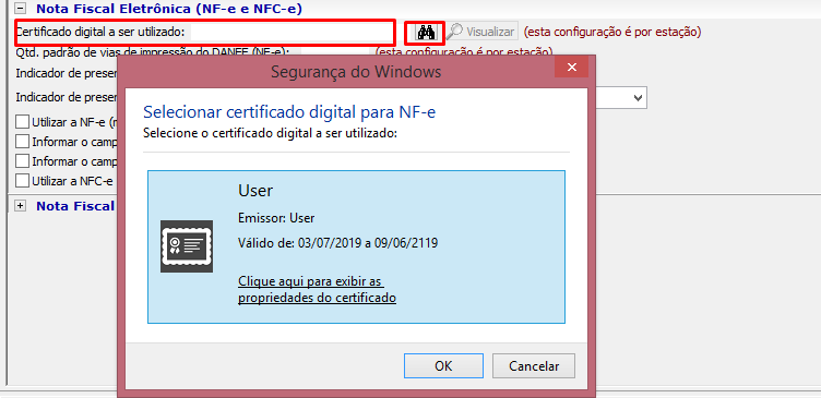 Certificados digitais