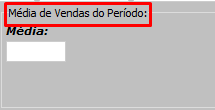 Média de Vendas do Período