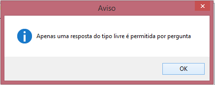 Cadastro de perguntas e respostas editável para entrega - VSI Gestão