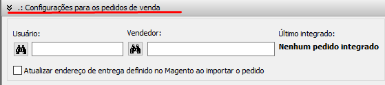 Magento - Configurações para os pedidos de venda